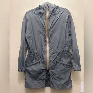 K-Way Eiffel Longline Waterproof Windbreaker Jacket